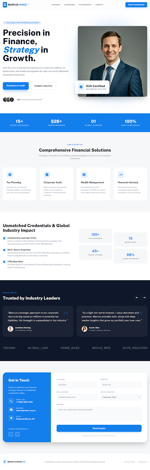 Chartered Accountant Variant 1